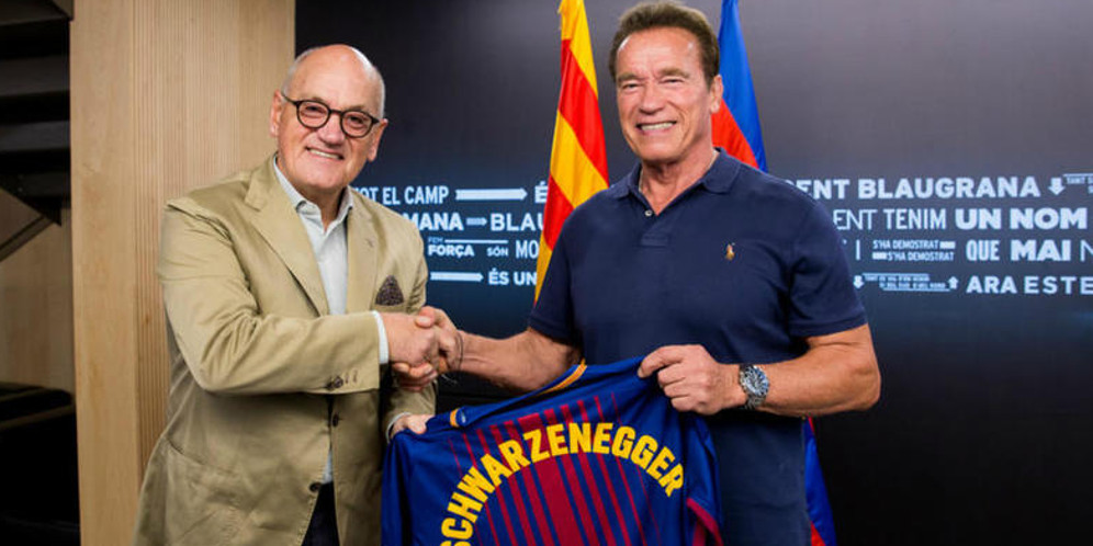 Barca Umumkan 'Transfer' Barunya, Sambutlah Arnold Scwarzenegger!